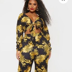 Pretty little Thing plus size jumpsuit.